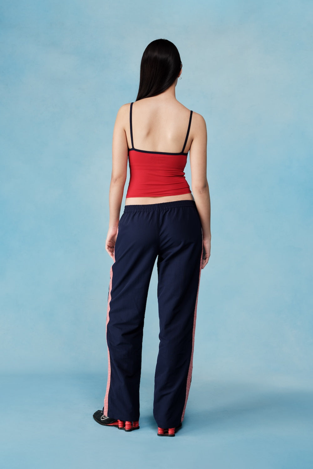 Square Neck Tank - Cherry Red