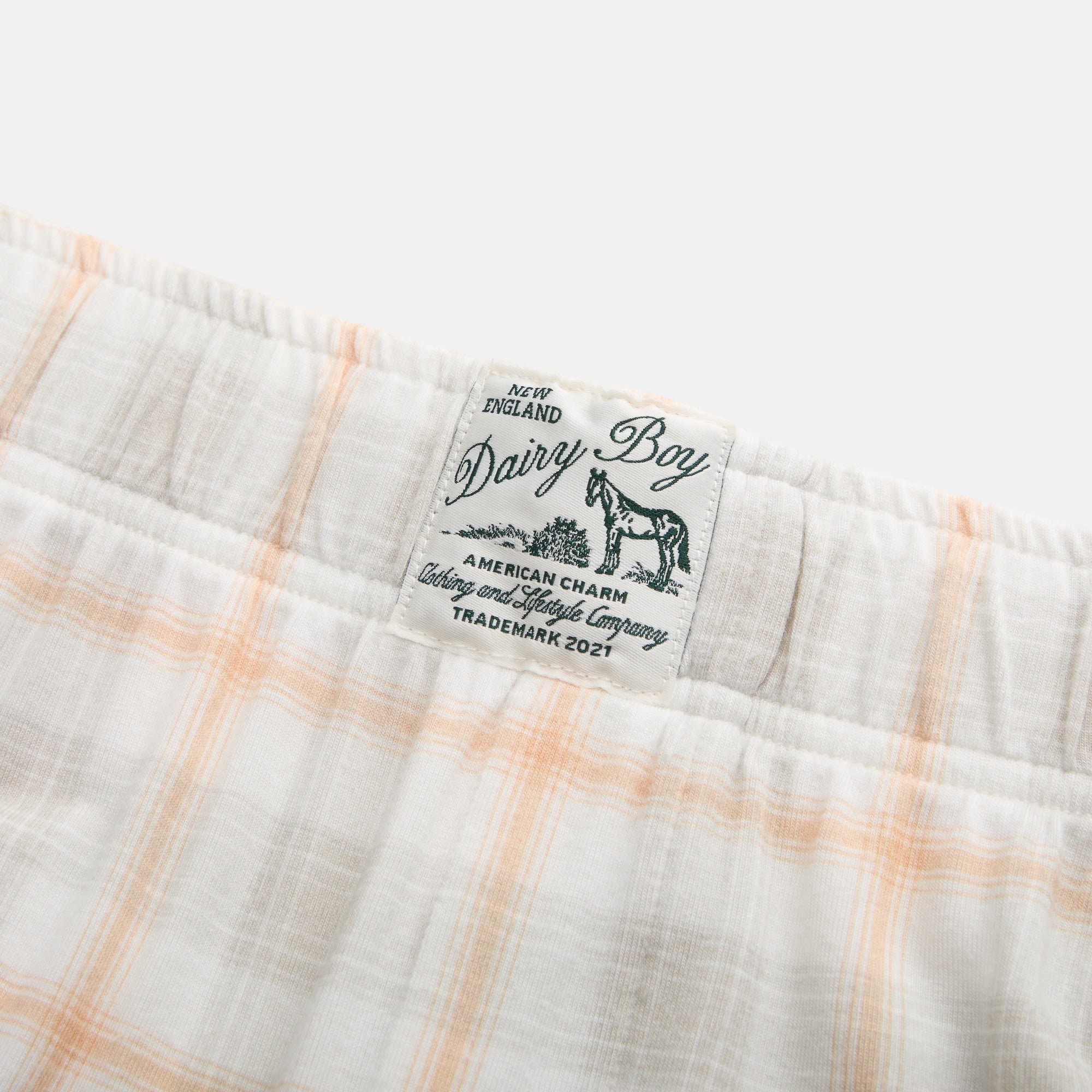 Garden Bed Sleep Set - Eggplant in Sailor Plaid