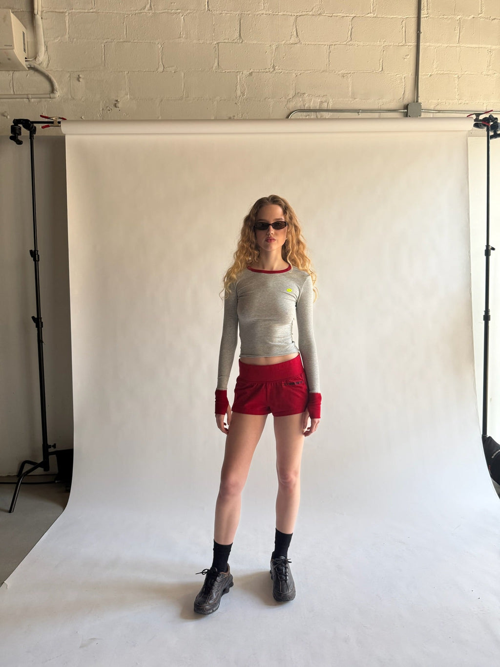 Low Rise Errand Short - Cherry Red
